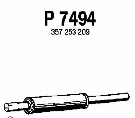 Fenno P7494 Central silencer P7494