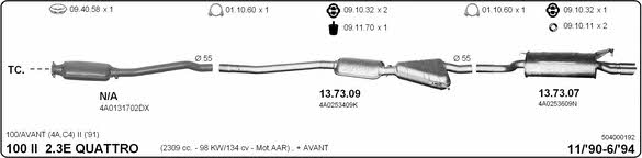 Imasaf 504000192 Exhaust system 504000192