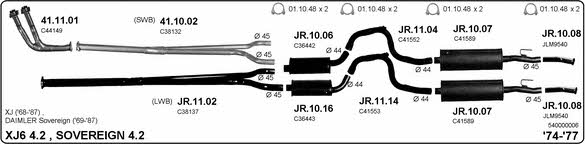  540000006 Exhaust system 540000006