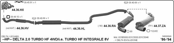 Imasaf 546000049 Sport Silencer Set 546000049