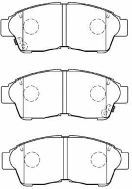 Aisin A1N048 Brake Pad Set, disc brake A1N048