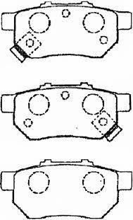 Aisin C2N022 Brake Pad Set, disc brake C2N022