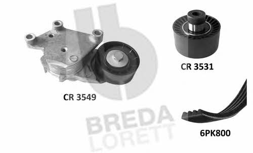 Breda lorett KCA 0030 Drive belt kit KCA0030