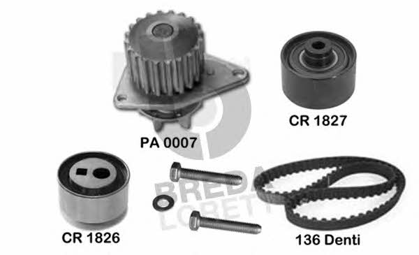 Breda lorett KPA 0111B TIMING BELT KIT WITH WATER PUMP KPA0111B