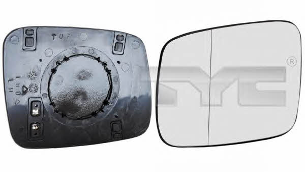 TYC 337-0164-1 Left side mirror insert 33701641