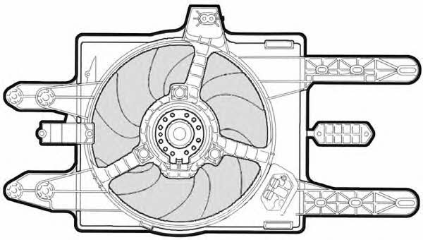 CTR 1209557 Hub, engine cooling fan wheel 1209557