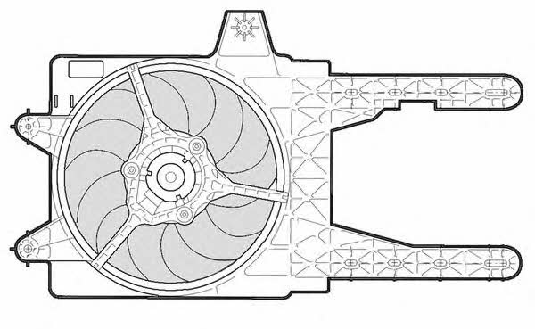 CTR 1209601 Hub, engine cooling fan wheel 1209601