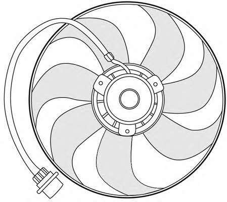 CTR 1209648 Hub, engine cooling fan wheel 1209648
