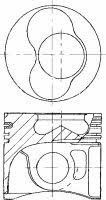 Nural 87-139507-40 Piston 8713950740