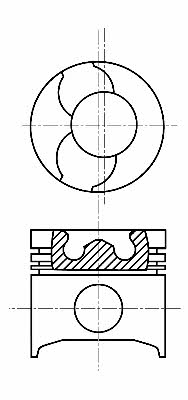 Piston Volvo: 8714190000 Nural Piston