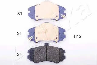 Ashika 50-0H-H15 Brake Pad Set, disc brake 500HH15