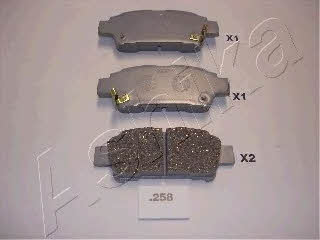 Ashika 51-02-258 Brake Pad Set, disc brake 5102258