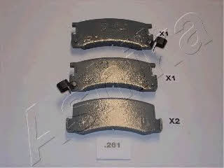 Ashika 51-02-261 Brake Pad Set, disc brake 5102261