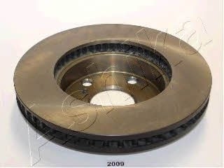 Ashika 60-02-2009 Front brake disc ventilated 60022009