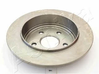 Ashika 61-00-001 Rear brake disc, non-ventilated 6100001