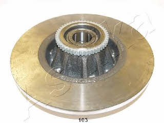 Ashika 61-01-103 Rear brake disc, non-ventilated 6101103