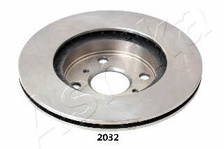 Ashika 60-02-2032 Front brake disc ventilated 60022032
