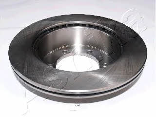 Ashika 61-01-116 Rear ventilated brake disc 6101116