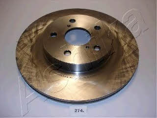 Ashika 60-02-274 Front brake disc ventilated 6002274