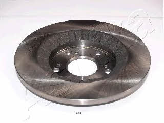 Ashika 61-04-497 Rear brake disc, non-ventilated 6104497