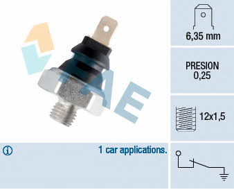 FAE 11460 Oil pressure sensor 11460