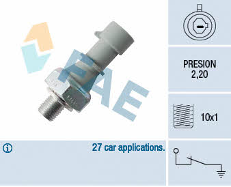 FAE 12445 Oil pressure sensor 12445