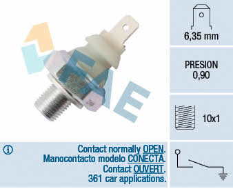 FAE 12930 Oil pressure sensor 12930