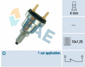 FAE 25050 Brake light switch 25050 25050 FAE Brake light switch