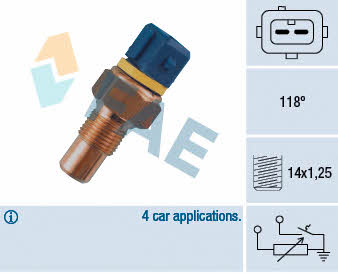 FAE 34050 Coolant temperature sensor 34050 34050 FAE Coolant temperature sensor