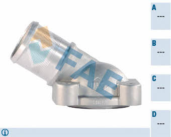 FAE 54307 Coolant pipe flange 54307