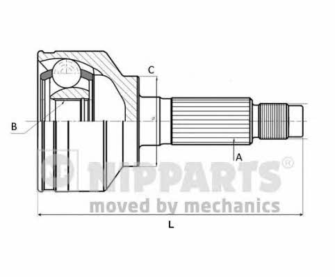 Nipparts N2821056 CV joint N2821056