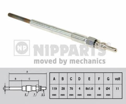 Nipparts N5718001 Glow plug N5718001