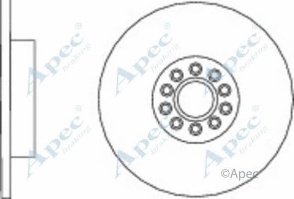 APEC braking DSK2953 Brake disc DSK2953