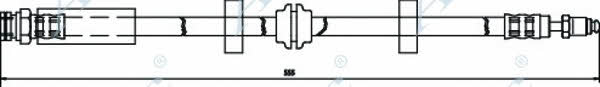 APEC braking HOS3169 Brake Hose HOS3169