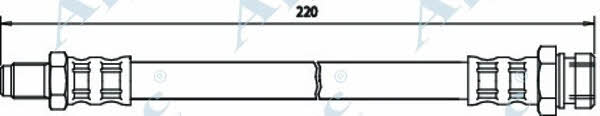 APEC braking HOS3486 Brake Hose HOS3486