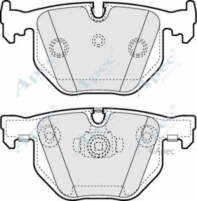 APEC braking PAD1266 Brake Pad Set, disc brake PAD1266