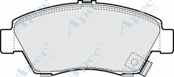 APEC braking PAD815 Brake Pad Set, disc brake PAD815