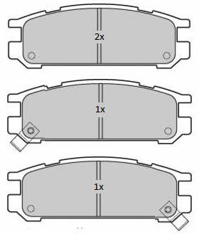 Fremax FBP-1773 Brake Pad Set, disc brake FBP1773