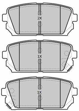 Fremax FBP-1814 Brake Pad Set, disc brake FBP1814