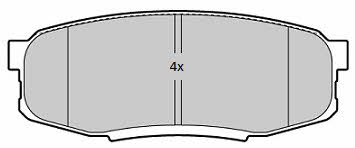 Fremax FBP-1818 Brake Pad Set, disc brake FBP1818