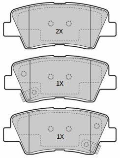 Fremax FBP-1867 Brake Pad Set, disc brake FBP1867