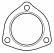 Sigam 073004 Exhaust pipe gasket 073004