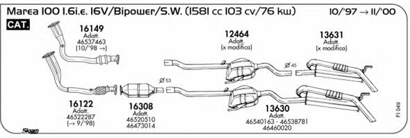 Sigam FI049 Exhaust system FI049