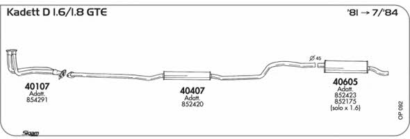 Sigam OP092 Exhaust system OP092