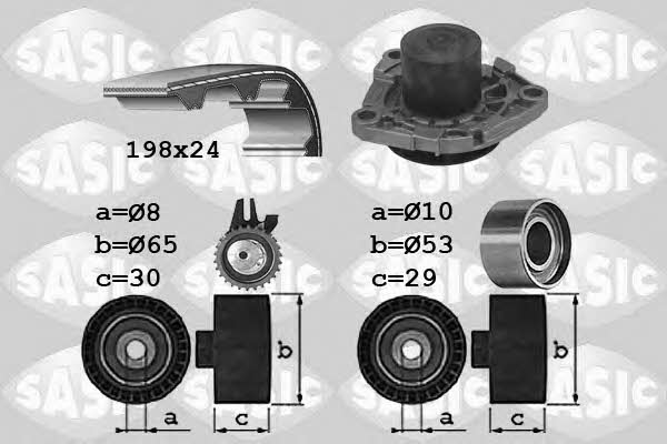 Sasic 3906031 TIMING BELT KIT WITH WATER PUMP 3906031