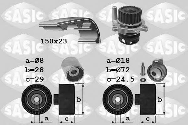  3906062 TIMING BELT KIT WITH WATER PUMP 3906062
