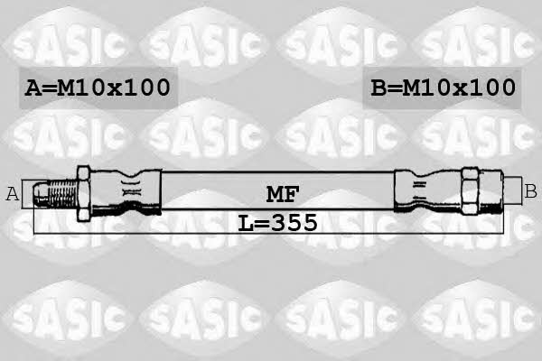 Sasic 6606123 Brake Hose 6606123