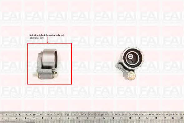 FAI T9555 Tensioner pulley, timing belt T9555