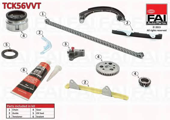 FAI TCK56VVT Timing chain kit TCK56VVT