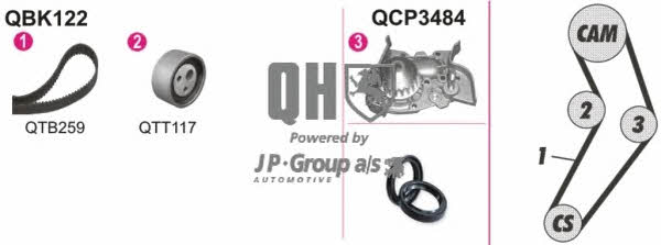 Jp Group 4314101819 TIMING BELT KIT WITH WATER PUMP 4314101819